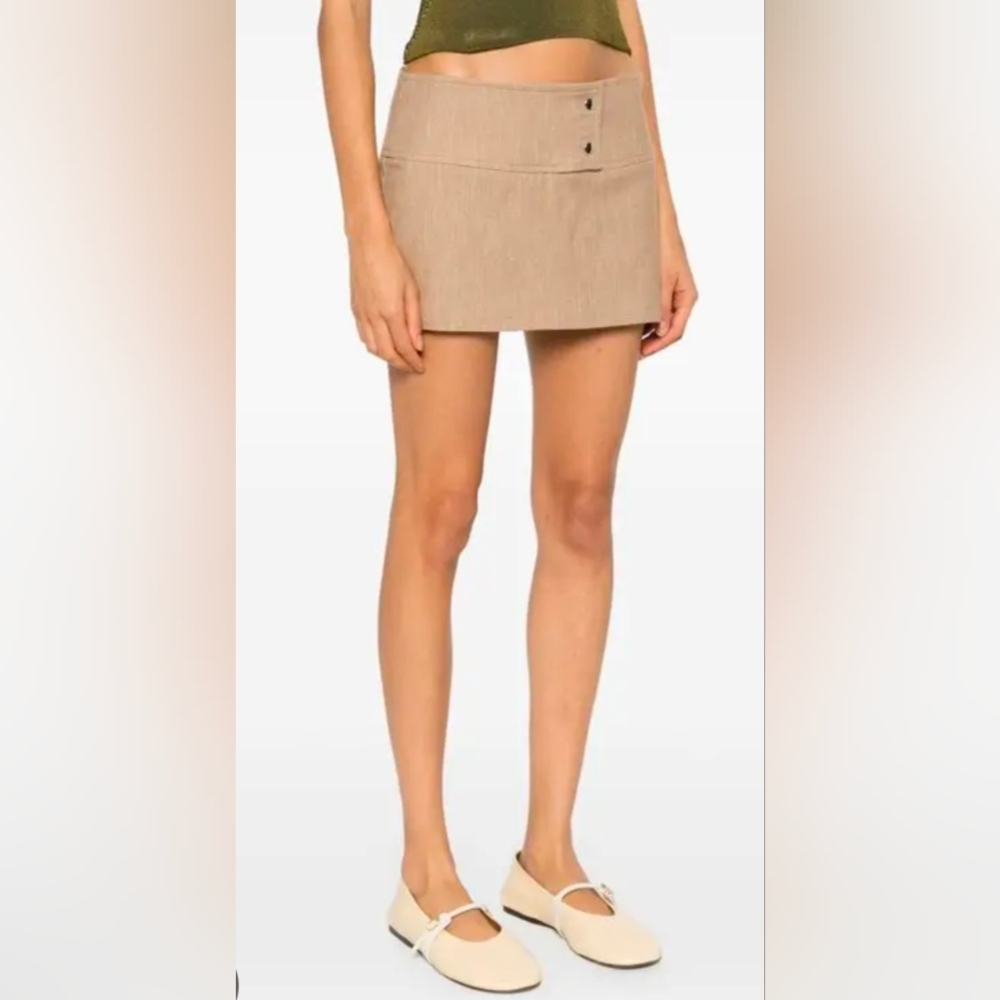 Paloma Wool Beige Mini Skirt
